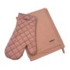 Cookut Set guanto e canovaccio - rosa cipria