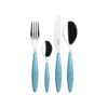 Guzzini FEELING Set posate per 6 persone, 24 pezzi - sea blue