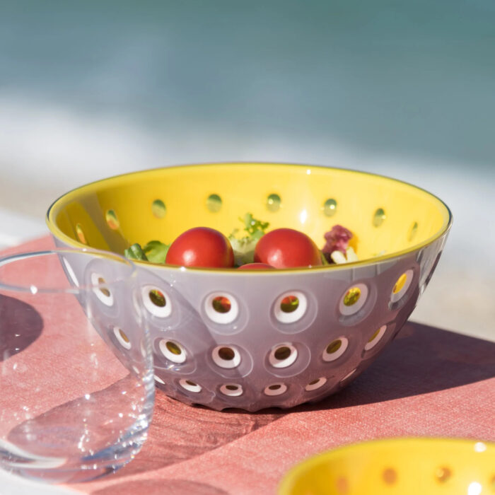 Guzzini LE MURRINE Contenitore - grigio/giallo