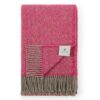 Lanerossi MATA MATA Plaid in pura lana 130x220 - fuxia fuxia