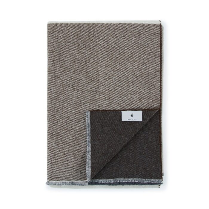 Lanerossi ASCOT Plaid in pura lana e cashmere 130x190 - cotto cotto
