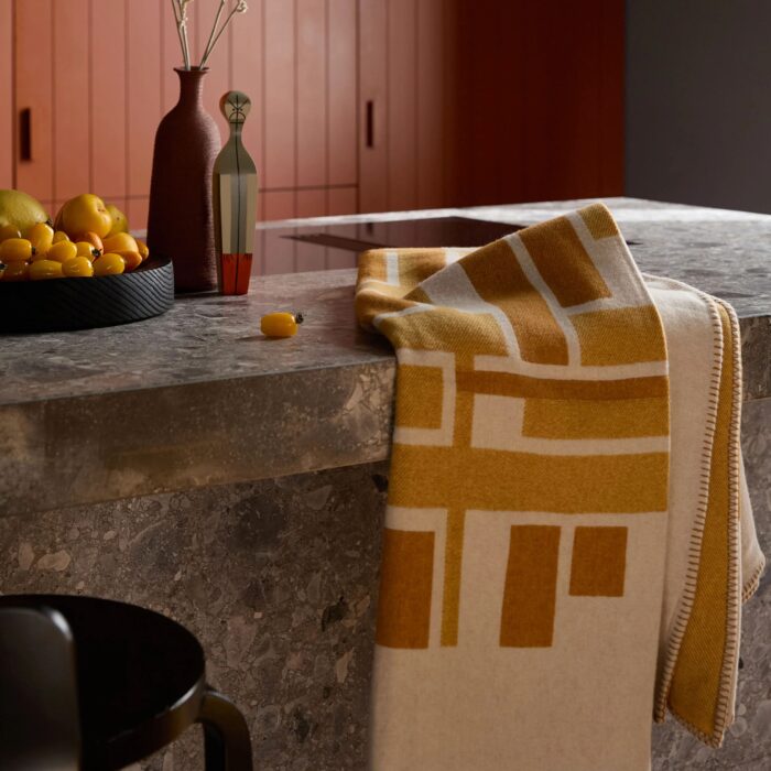 Lanerossi METROPOLIS Plaid in pura lana 130x190 - aurora aurora