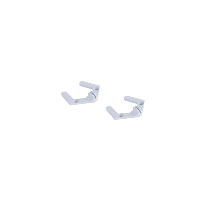 Zafferano Luci PENCIL Accessori set 2 staffe orizzontali - bianco opaco bianco opaco