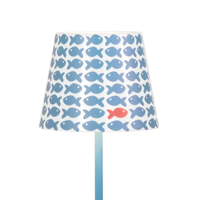 Zafferano Luci POLDINA Cover metallo - pesci blu avio pesci blu avio