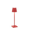 Zafferano Luci POLDINA PRO MICRO Lampada da tavolo - rosso raggrinzante rosso raggrinzante