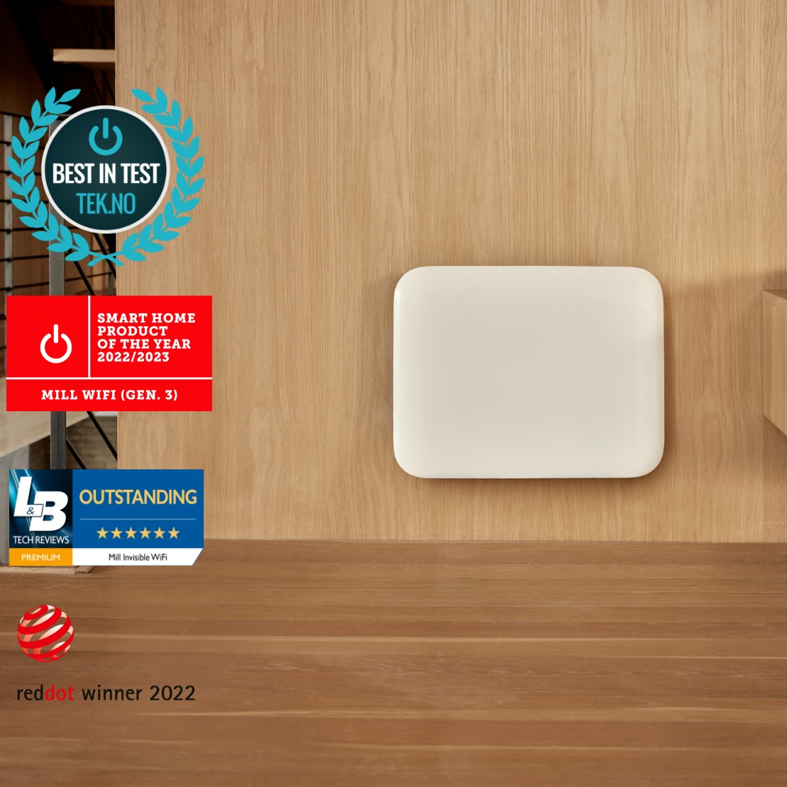 Mill INVISIBLE WiFI Gen. 4 – Radiatore 1000W – bianco - immagine 6