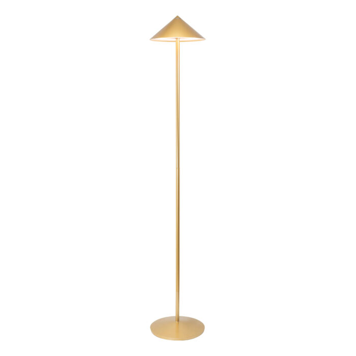 Zafferano Luci PINA XXL Lampada da terra - oro semiopaco oro semiopaco
