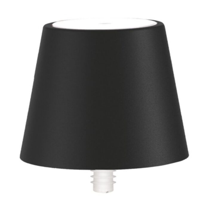 Zafferano Luci POLDINA STOPPER Lampada da tavolo - nero opaco nero opaco