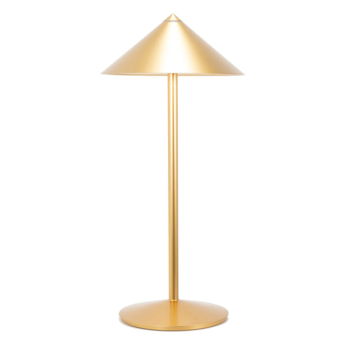 Pina-oro-L.jpg Zafferano Luci PINA L Lampada da tavolo - oro semiopaco oro semiopaco