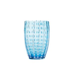 Zafferano Tableware PERLE Kit 2 bicchieri tumbler - acquamare