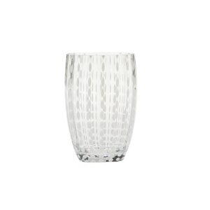 Zafferano Tableware PERLE Kit 2 bicchieri tumbler - acquamare