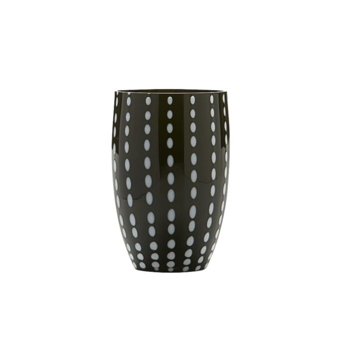 Zafferano Tableware PERLE Kit 2 bicchieri tumbler - nero