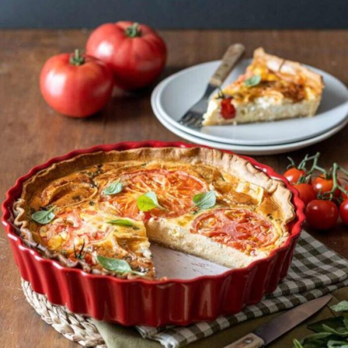 tortiera-alta-emile-henry-ceramica-rossa-28-cm.jpg Emile Henry Tortiera alta - gran cru