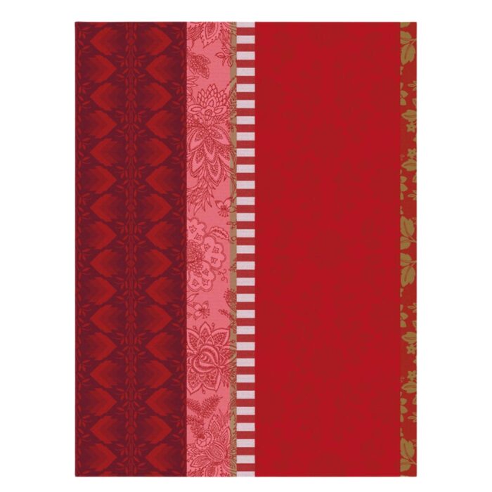 Le Jacquard Français GIPSY RUBIS strofinaccio 80x60 - rubis