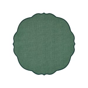 Guzzini FLOWERS tovaglietta tonda double face - rosso brillante