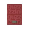 Guzzini Bilancia da cucina digitale rettangolare vetro LABEL - rosso malva