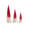 Aveva Decorazione natalizia in lana set 3 pezzi - red