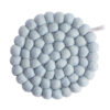 Aveva Sottopentola tondo in feltro - arctic blue