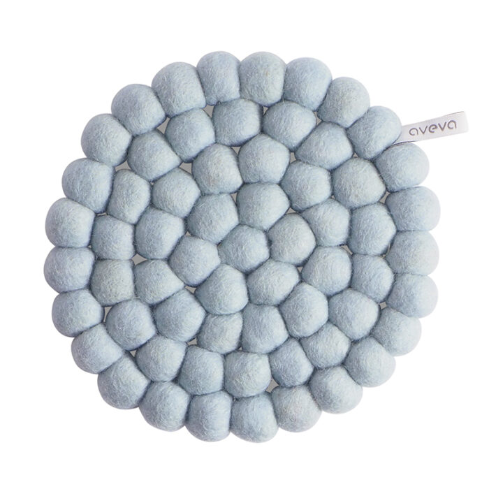 Aveva Sottopentola tondo in feltro - arctic blue
