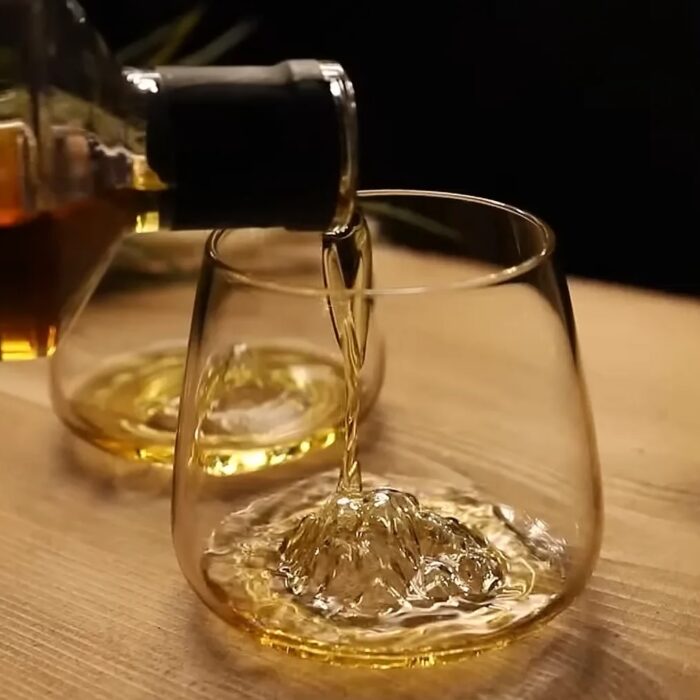 Alaskan  TOPOGRAPHIC Set 2 bicchieri whisky Zugspitze/Watzmann