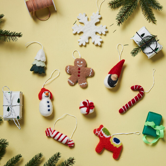 Aveva Decorazione natalizia in lana - santa black beard