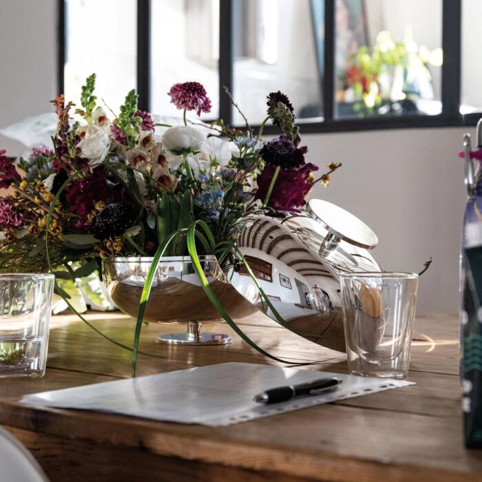 Sambonet GIO PONTI Centro Tavola 24cm h22cm - inox