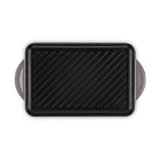Le Creuset Grill rettangolare Tradition 32x22cm - flint oyster