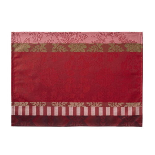 Le Jacquard Français GIPSY ENDUIT RUBIS Tovaglietta 50x36 - rubis