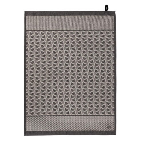 Le Jacquard Français EMPREINTES CHARBON strofinaccio 80x60 - charbon