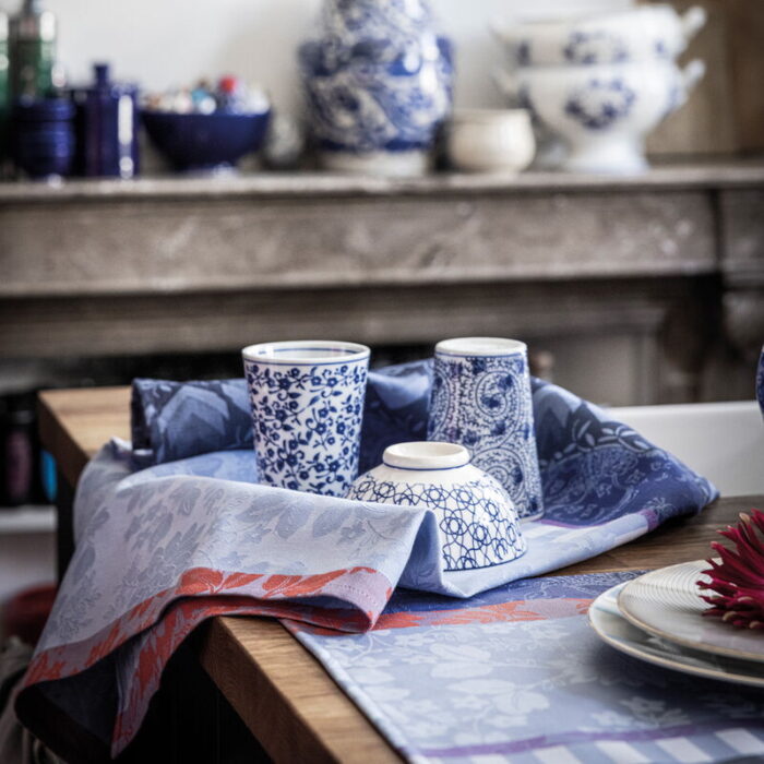 Le Jacquard Français GIPSY AZUR strofinaccio 80x60 - azur