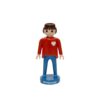 Blogo PLAYMOBIL MEN RED 25cm statua/vaso fiori in ceramica