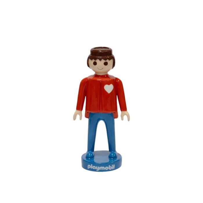 Blogo PLAYMOBIL MEN RED 25cm statua/vaso fiori in ceramica