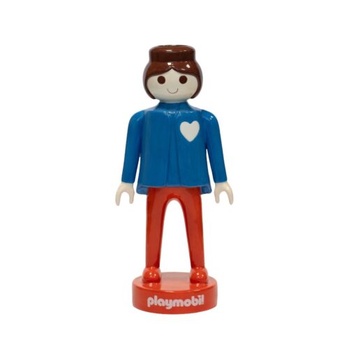 Blogo PLAYMOBIL WOMEN BLUE 35cm statua/vaso fiori in ceramica