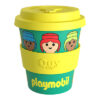 QuyCup PLAYMOBIL 3 - TESTA bicchiere con coperchio