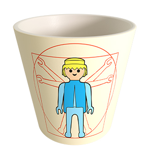 QuyCup PLAYMOBIL 4 - VINCI tazzina caffè