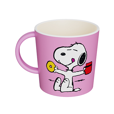 SNOOMUG40-1372_1.jpeg QuyCup SNOOPY MORE COFFEE MORE DONUTS mug