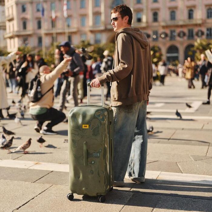 Crash Baggage ICON TRUNK valigia policarbonato 100L - black