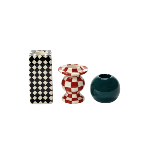 Serax LES OBJECT MOULEVERSANTS Set 3 candele - mix