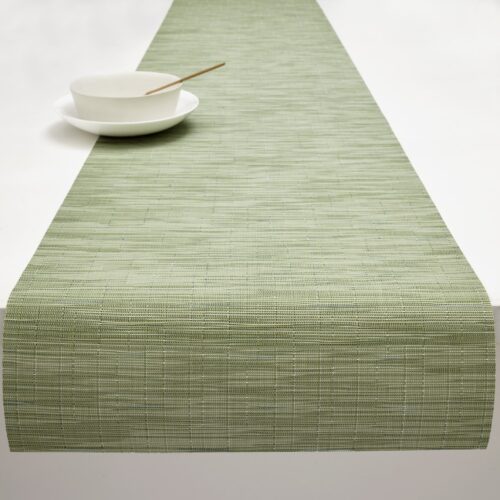chilewich-1-12.jpg Chilewich Runner 36x183cm Bamboo - Spring green