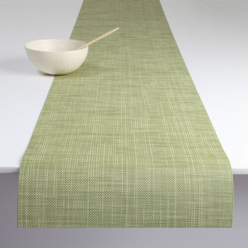 Chilewich Runner 36x183cm Mini Basketweave - Dill