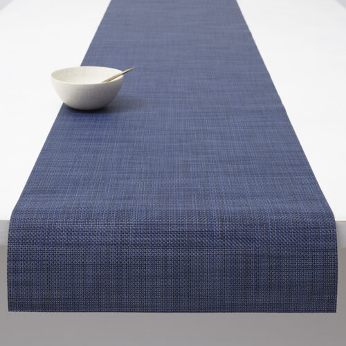 Chilewich Runner 36x183cm Mini Basketweave - Indigo
