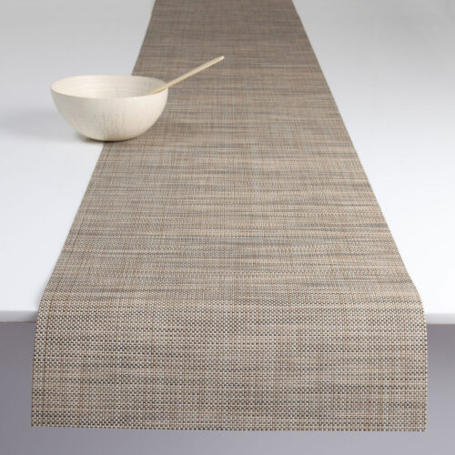 Chilewich Runner 36x183cm Mini Basketweave - Linen