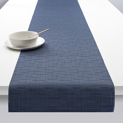 chilewich-1-26.jpg Chilewich Runner 36x183cm Bamboo - Lapis