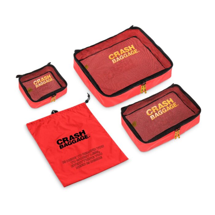 Crash Baggage EASY LIFE KIT 4 pezzi - red