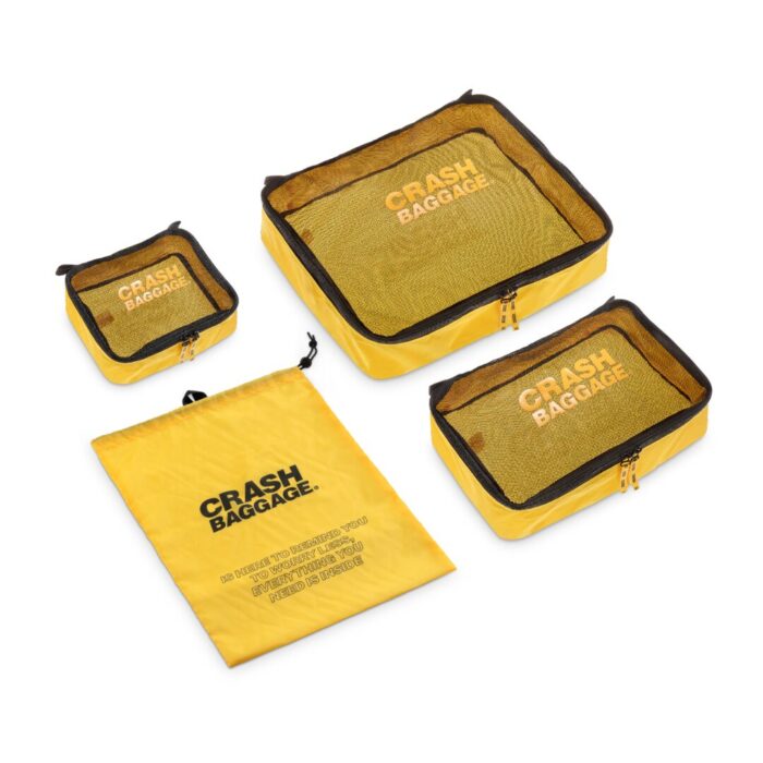 Crash Baggage EASY LIFE KIT 4 pezzi - yellow