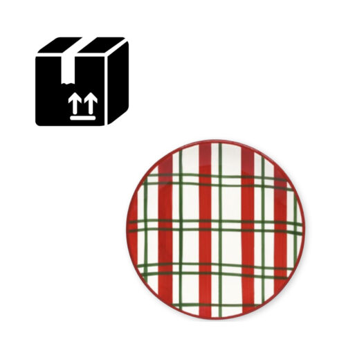 Easy Life TARTAN Kit piatti per 6 persone 18 pezzi