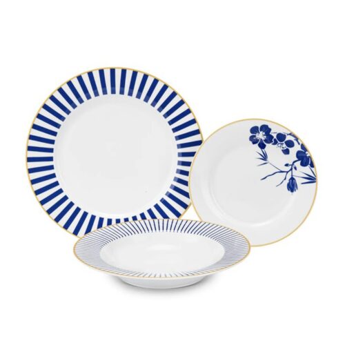 Fade BALI Set piatti per 6 persone, 18 pezzi