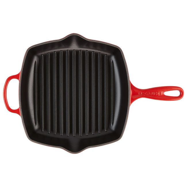 le-creuset-bistecchiera-skillet-quadrata-evo-26cm-ciliegia-1.jpg Le Creuset Bistecchiera Skillet quadrata Evo 26cm - ciliegia