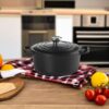 Le Creuset Cocotte rotonda Evo - Nero matt