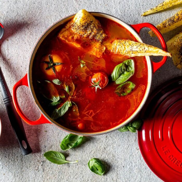 Le Creuset Cocotte rotonda Evo - Ciliegia